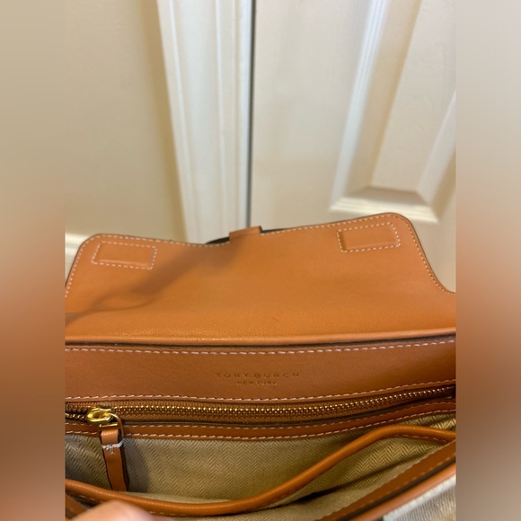 Tory Burch miller stripe crossbody bag 
Striped plaid double weave - Picture 8 of 8